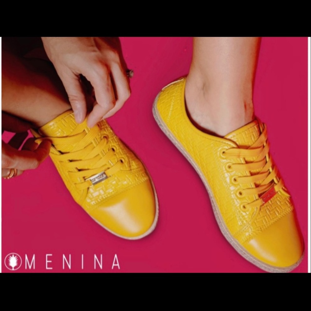 Yellow shoes